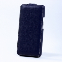 BONRONI Leather Case for New HTC One M7 (blue)