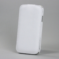 BONRONI Leather Case for Samsung Galaxy S4/IV GT-I9500 (white)