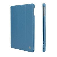 Чехол Jisoncase Smart Leather Case  для iPad 9.7" 2018 года (6-е поколение) синий