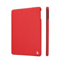 Jisoncase Smart Leather Case для iPad Air (красный)