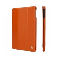 Чехол Jisoncase Smart Leather Case  для iPad 9.7" 2018 года (6-е поколение) оранжевый 