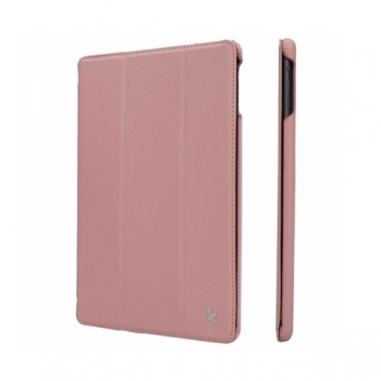  Чехол Jisoncase Smart Leather Case  для iPad 9.7" 2018 года (6-е поколение) розовый