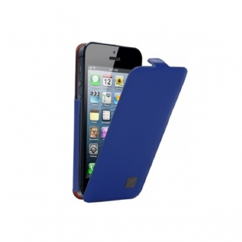 Чехол KENZO Chik Case для iPhone 5/5S кожаный (синий)
