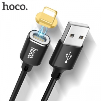  Кабель Hoco U28 Magnetic Adsorption Lightning-USB для Apple (1м), черный