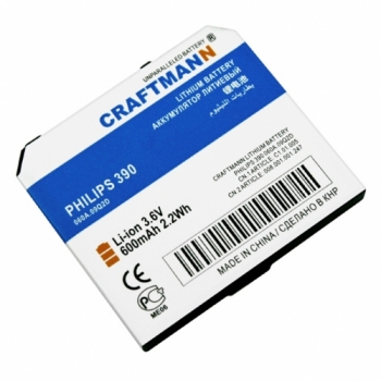 Аккумулятор Craftmann для Philips 390