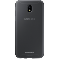 Чехол-накладка Samsung Jelly Cover для Galaxy J7 (2017) черный ( EF-AJ730TBEGRU)