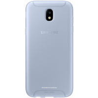 Чехол-накладка Samsung Jelly Cover для Galaxy J3 (2017) голубой (EF-AJ330TLEGRU)