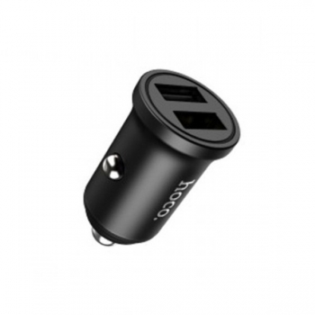  Автомобильное зарядное устройство 2 USB Hoco Z20 4.8A (black)