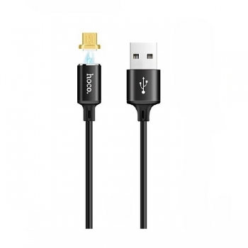  Кабель HOCO U28 Magnetic Micro-USB (1м), черный