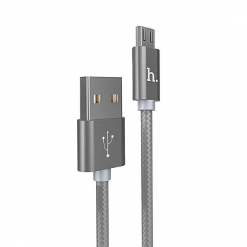  Кабель micro USB Hoco X2 (серый)