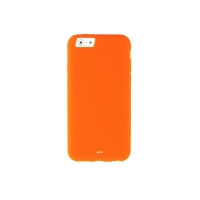Чехол Melkco Silikonovy для iPhone 6 силиконовый (orange) + пленка