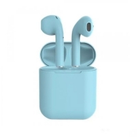 Беспроводные стерео наушники inPods 12 TWS Bluetooth 5.0, голубой