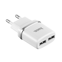 Зарядка в сеть Hoco C12 Dual USB Charger 2.4A
