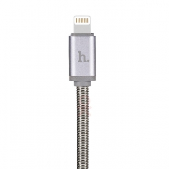  Кабель USB Hoco U5 для iPhone, iPad (в металлической оплетке)